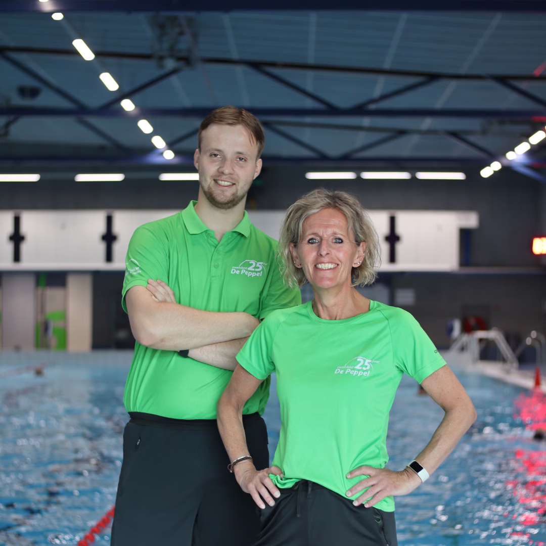 Collega's zwembad
